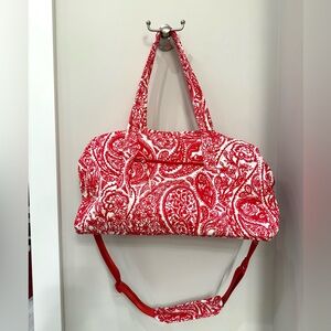 Vera Bradley Red Paisley Women's duffle bag